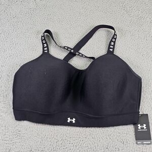 Under Armour Sports Bra Womens 3XL Black Infinity Mid Covered Medium Support
